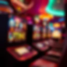A vibrant online casino interface showcasing various game options