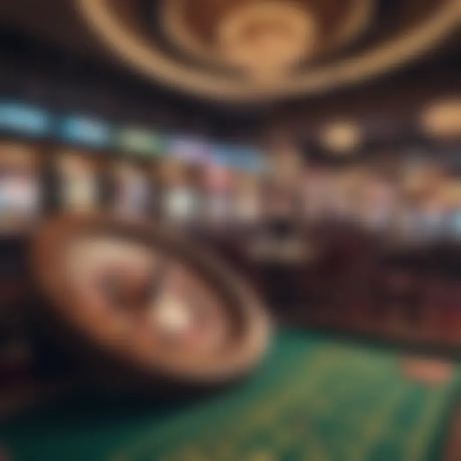 An enticing virtual casino interface showcasing various games