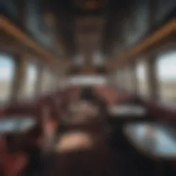 Luxury bus interior for casino trips