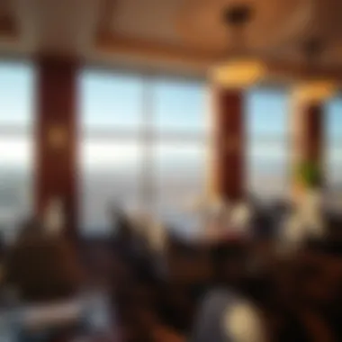 Dining Experience with a View Elegant dining area featuring stunning views