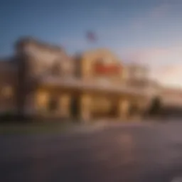 Exterior view of Saganing Eagles Landing Casino