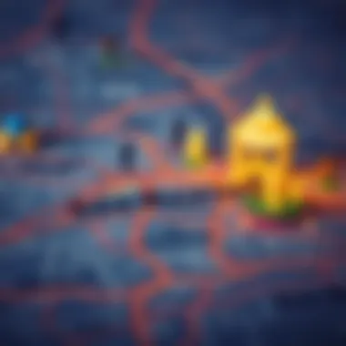 Map highlighting access points to San Manuel Casino