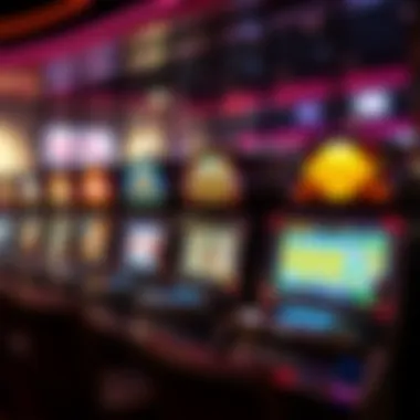 Illustration showcasing diverse slot machine themes