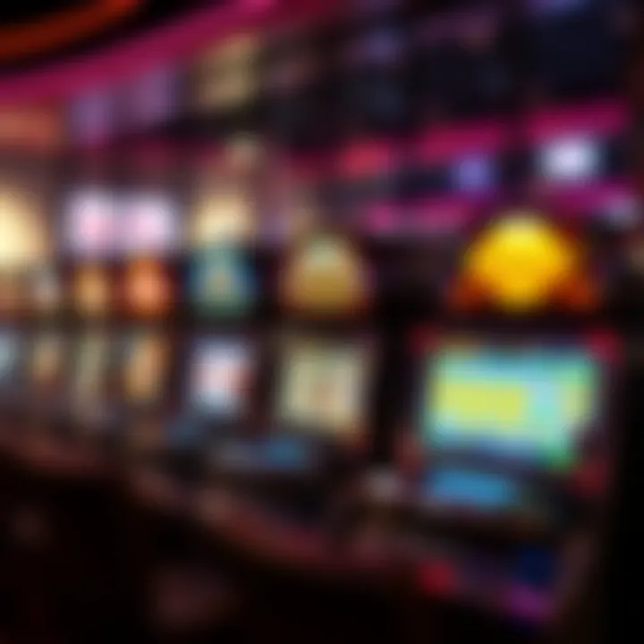 Illustration showcasing diverse slot machine themes