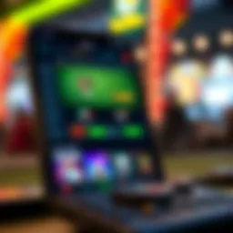 User interface of a popular betting app showcasing various features