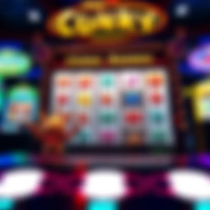 Gameplay action showcasing winning combinations