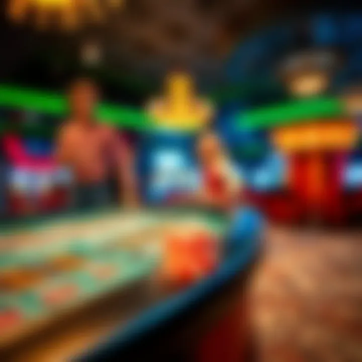 Casino ambiance highlighting the excitement of gambling