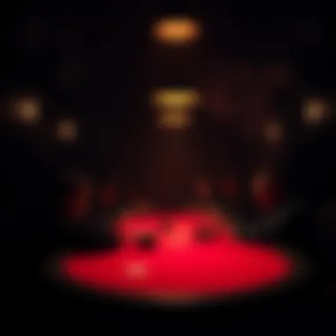 Atmosphere of Secrecy Dimly lit room with smoke and shadows depicting a clandestine game