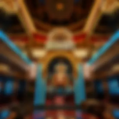 The Grand Entrance of Golden Nugget Hotel Elegant lobby of the Golden Nugget Hotel showcasing luxury and grandeur