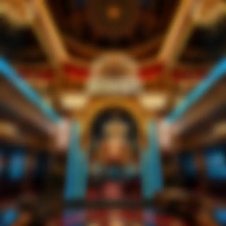 The Grand Entrance of Golden Nugget Hotel Elegant lobby of the Golden Nugget Hotel showcasing luxury and grandeur