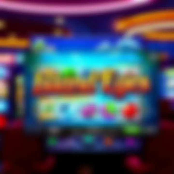 Overview of the user interface for Island Eyes Slot