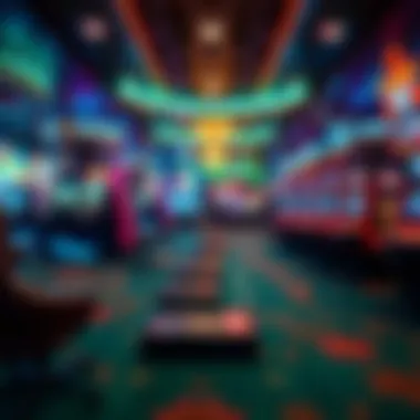 A graphic representation of online gaming platforms highlighting the digital evolution in the casino industry.