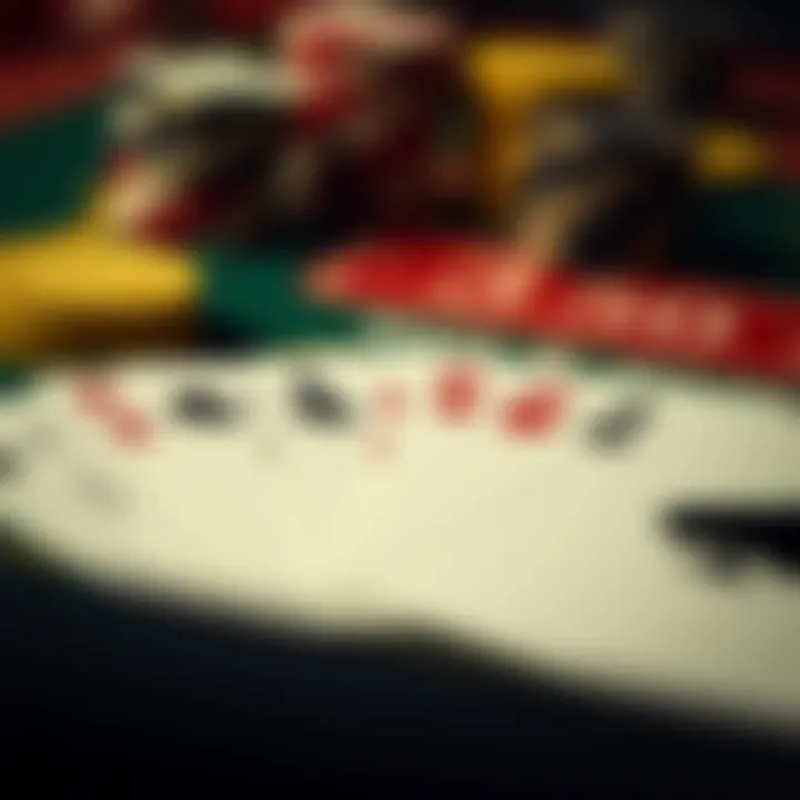 Unconventional Poker Cards Close-up of unconventional poker cards showcasing unique rules