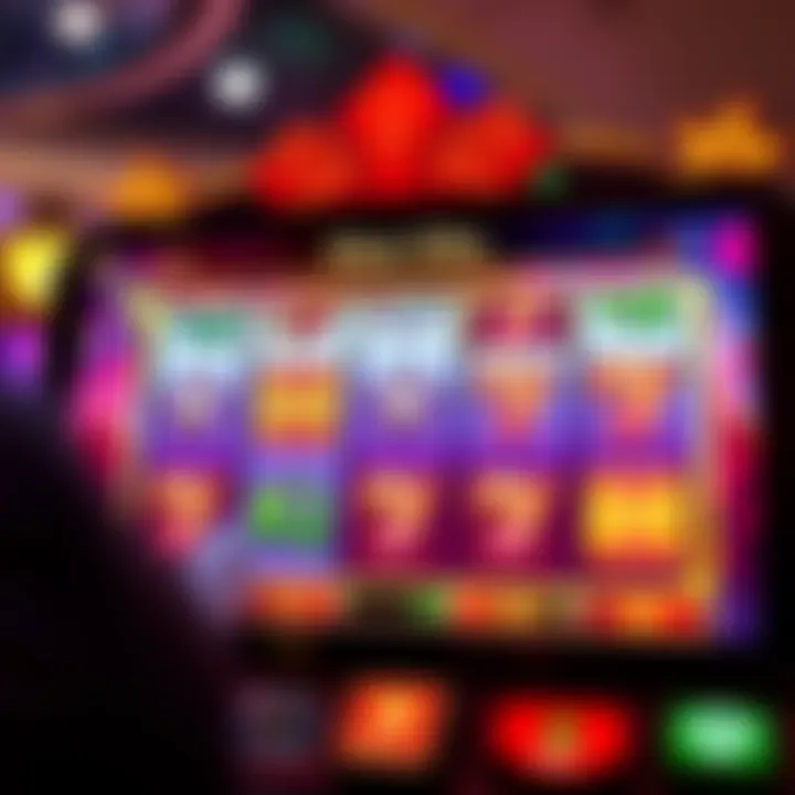 User interface of a popular slot game app