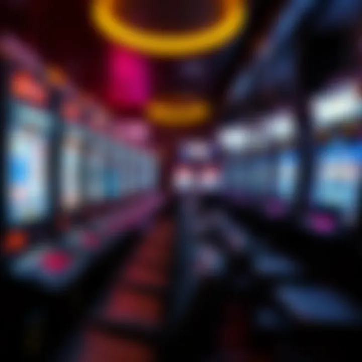 A futuristic depiction of technology transforming the video poker gaming experience.