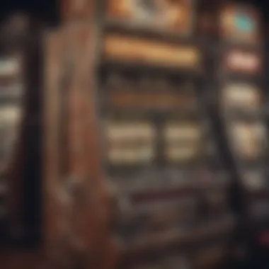 A polished vintage slot machine showcasing intricate designs
