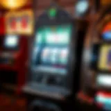 Vintage slot machine with intricate design