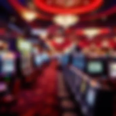 A bustling gaming floor full of diverse table games and slot machines