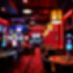 Interior view of a popular poker venue in Grand Rapids, showcasing lively atmosphere