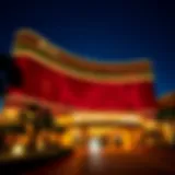 Exterior view of the Wynn Casino showcasing its elegant architecture