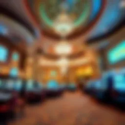 Luxurious interior ambiance of Treasures Las Vegas