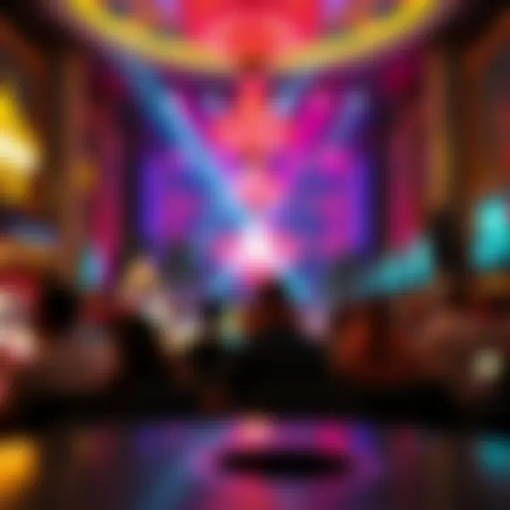 Vibrant entertainment scene at Treasures Las Vegas