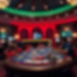 Dynamic view of an online poker table showcasing Ultimate Texas Hold'em