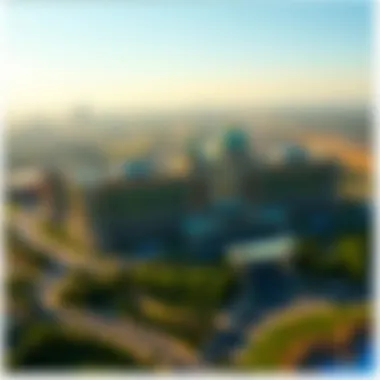 Aerial view of Winstar World Resort showcasing its grandeur