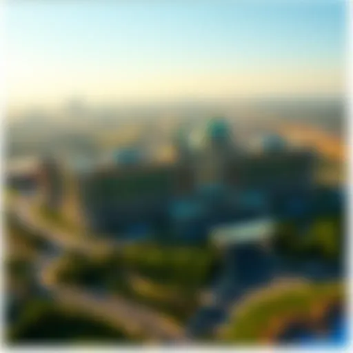 Aerial view of Winstar World Resort showcasing its grandeur