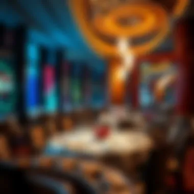 Luxurious dining setting at Winstar World Resort