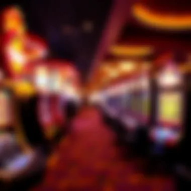 Vibrant gaming floor with diverse gaming options