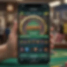 Screenshot of the Florida Lottery app homepage showcasing vibrant graphics and user-friendly layout