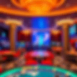 A breathtaking view of the luxurious interior of Fogo Vegas, showcasing its vibrant atmosphere.