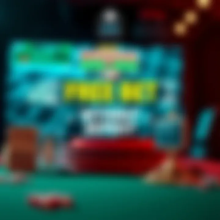 Conceptual diagram of free bets without deposit