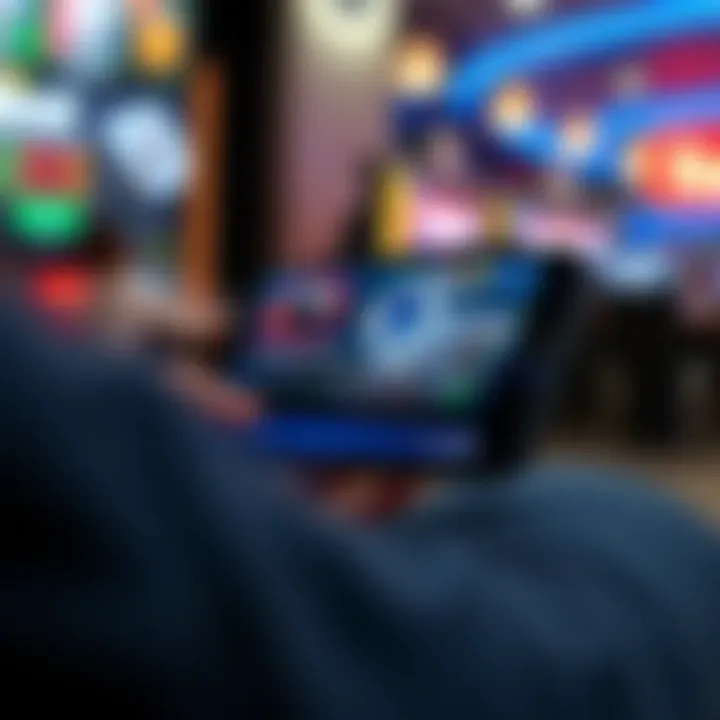 A smartphone displaying a gaming app with a PayPal logo