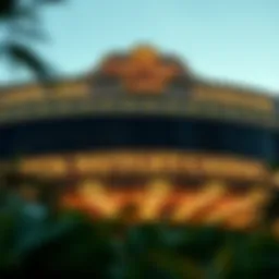 Visual representation of the Golden Nugget Casino exterior