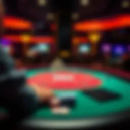 A vibrant digital poker table featuring Governor of Poker