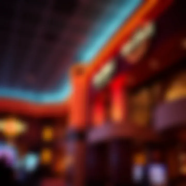 Architectural details of the Hard Rock Casino, emphasizing its unique and modern design