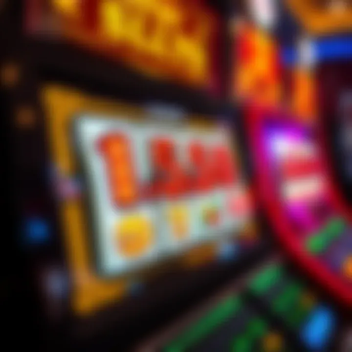 Jackpot Winnings Displayed Close-up of jackpot winnings displayed on screen