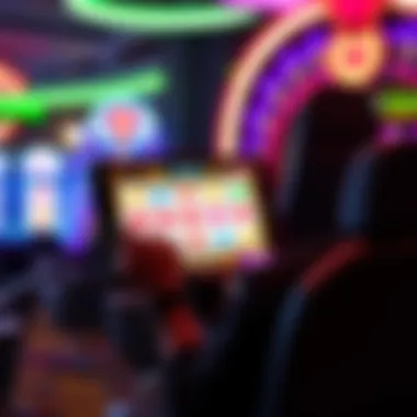 Player Enjoying Heart-Themed Slot Game Player enjoying heart-themed slot game on a device