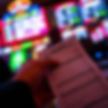 Betting Slip at Horseshoe Casino Baltimore Close-up of a betting slip filled out by a customer at the sportsbook