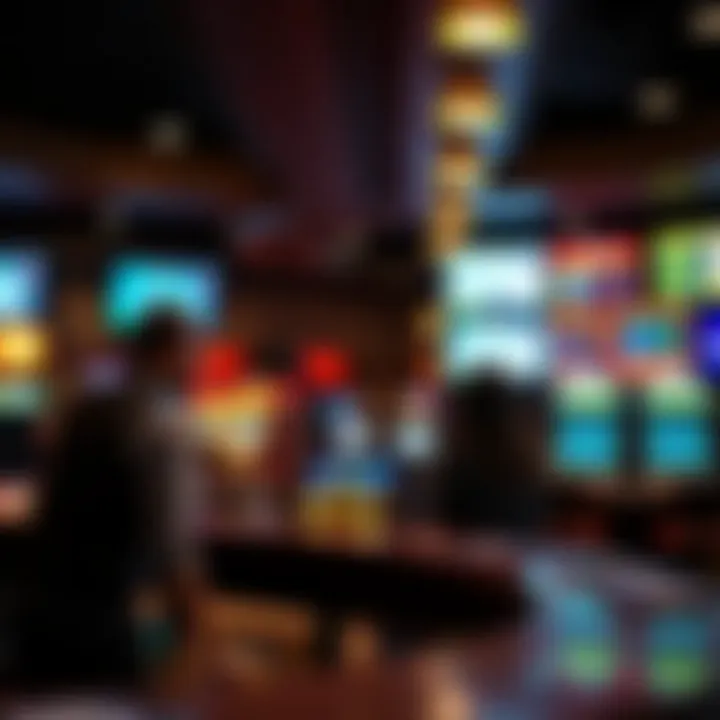 Customer Service at Horseshoe Casino Baltimore Sportsbook Customer service area within the sportsbook, emphasizing assistance and engagement