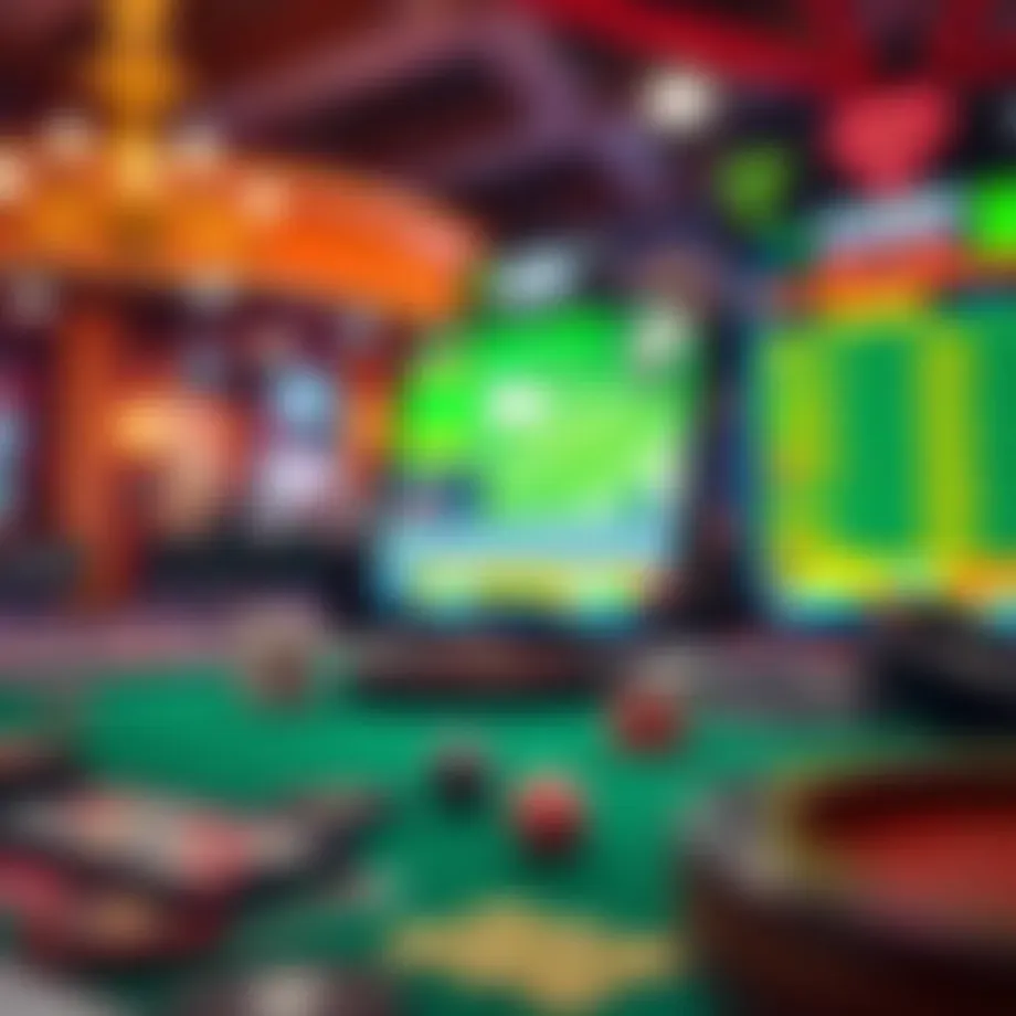 Visual representation of online betting platforms