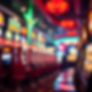 Graphical representation of gambling trends and statistics over the years