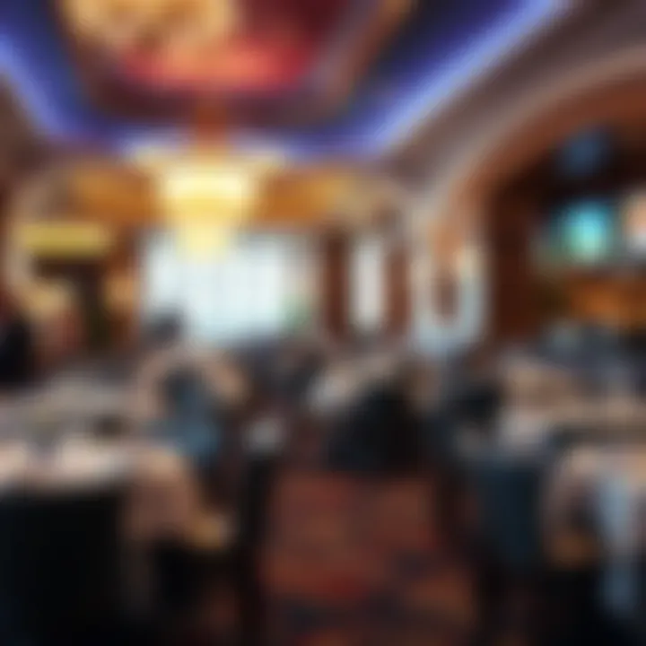 Inviting dining area with exquisite cuisine and local flavors