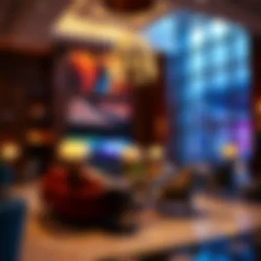 Elegant lobby area with sophisticated decor and ambiance