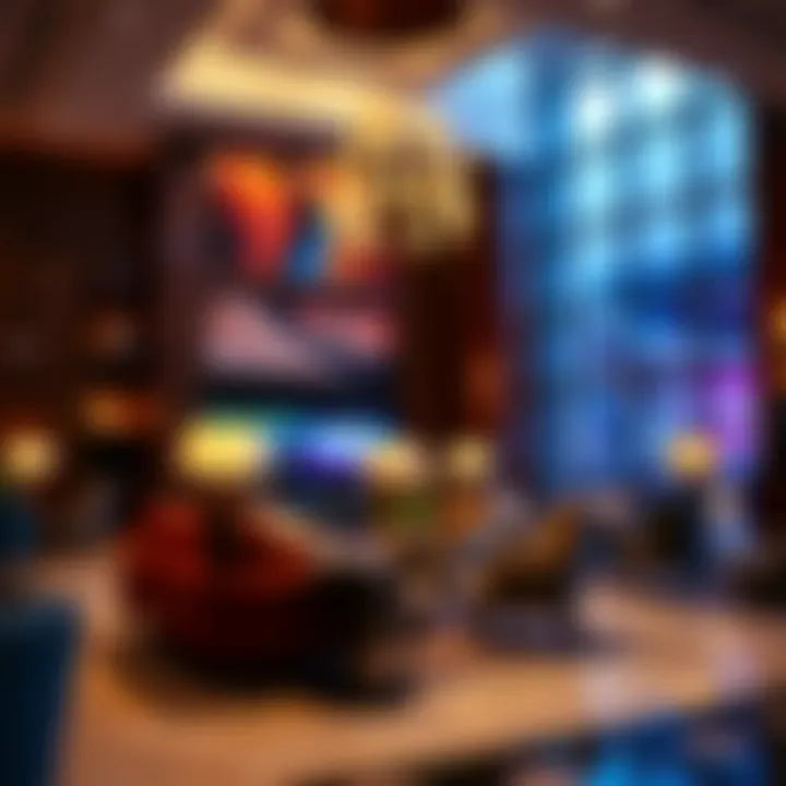 Elegant lobby area with sophisticated decor and ambiance