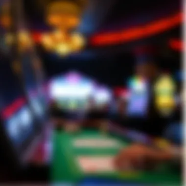 An artistic representation of luck and strategy in gambling.