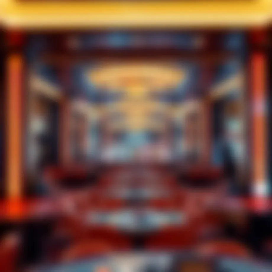 Luxurious interiors of Lucky North Club casinos