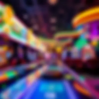 Vibrant gaming floor at a Manila casino